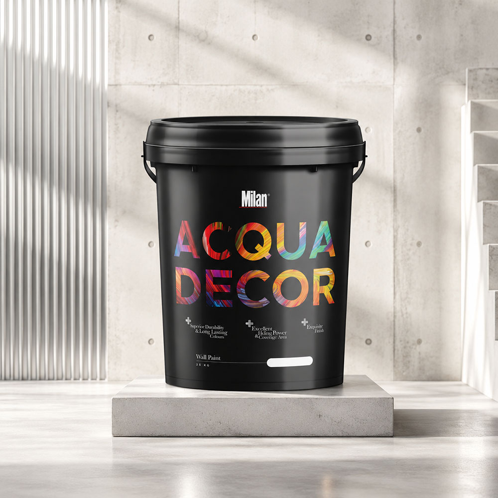 Cat Tembok Acqua Decor Milan adalah cat dinding premium dengan daya tutup tinggi, hasil akhir halus, warna cerah, anti jamur, minim bau, dan tahan lama untuk interior maupun eksterior bangunan.