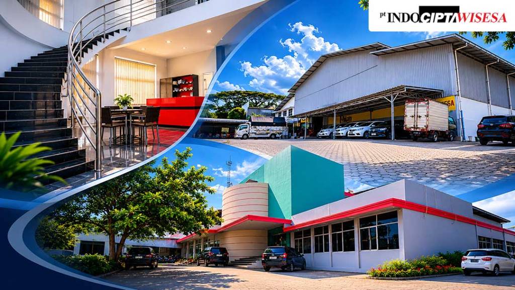 Gedung PT Indocipta Wisesa Milan – pabrik coating dan adhesive premium Indonesia untuk industri furniture, konstruksi, wood coating, dan solusi finishing modern berkualitas internasional