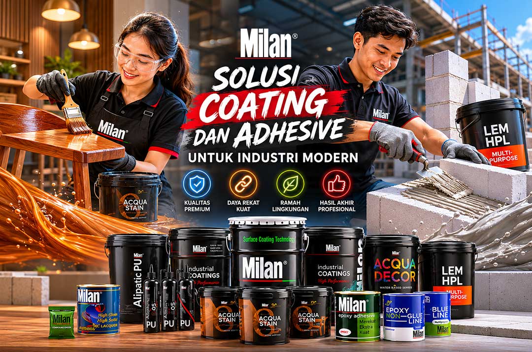 Solusi coating dan adhesive Milan untuk industri modern