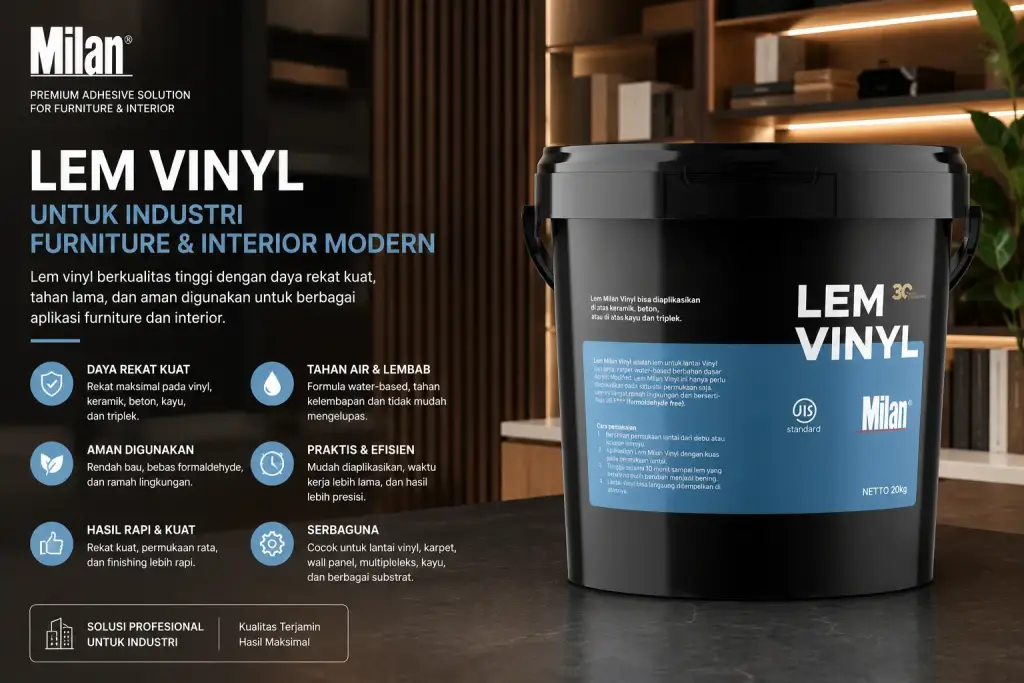 Milan Lem Vinyl berkualitas untuk kebutuhan industri