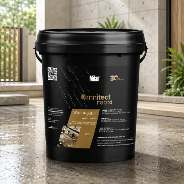 Milan Omnitect Water Repellent solusi coating anti air transparan untuk berbagai material dan kebutuhn interior maupun eksterior