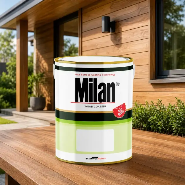 Milan wood stain adalah pewarna kayu alami dengan efek transparan yang cerah