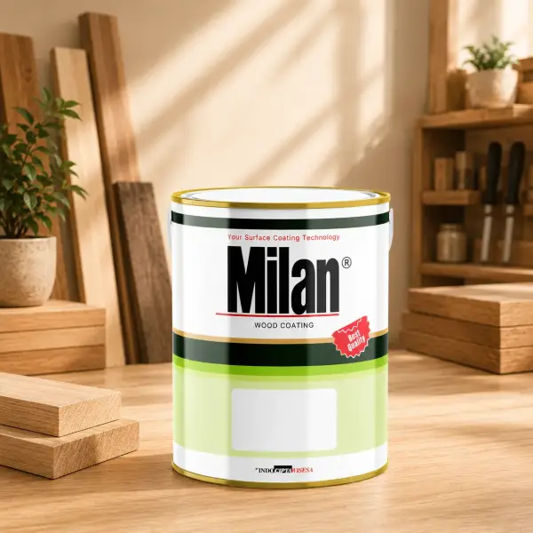 Finishing Kayu Melamine Lacquer melamine lacquer (ML) dari Milan merupakan finishing kayu dengan berbagai pilihan kilap, cocok untuk berbagai kebutuhan
