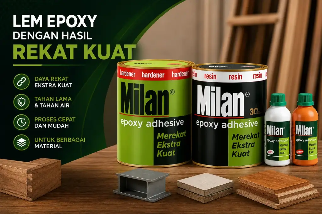 7 Cara Menggunakan Lem Epoxy yang Benar agar Hasil Rekat Maksimal lem epoxy Milan terbaik untuk hasil rekatan maksimal
