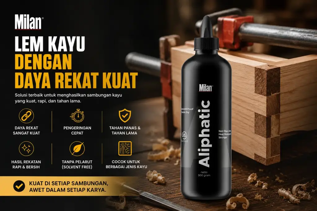 Rahasia Sambungan Kayu Lebih Kuat dan Tahan Lama pada Furniture Rahasia Sambungan Kayu Lebih Kuat dan Tahan Lama pada Furniture Milan Coating Adhesive Indonesia