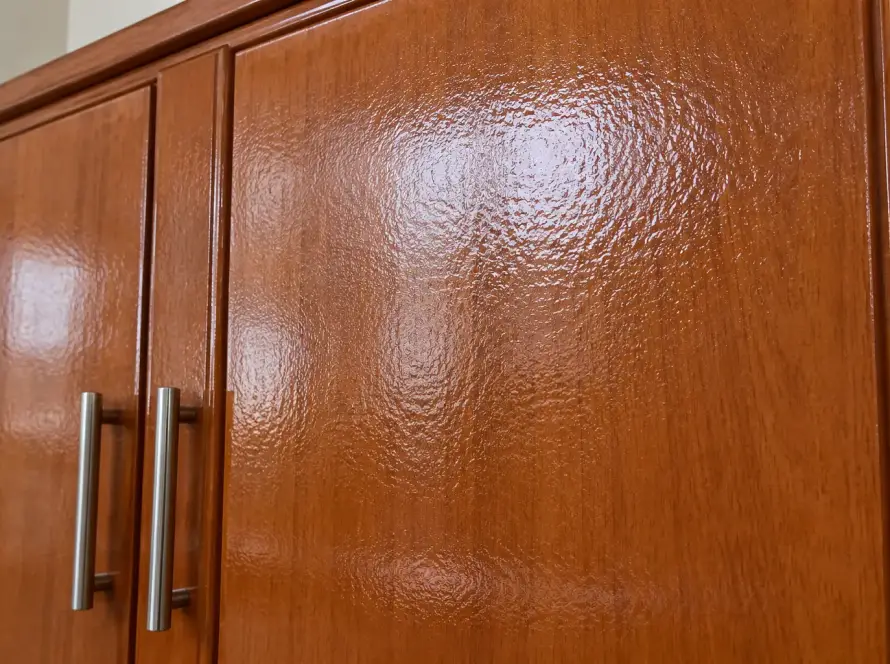 tips finishing kayu agar permukaan tidak orange peel