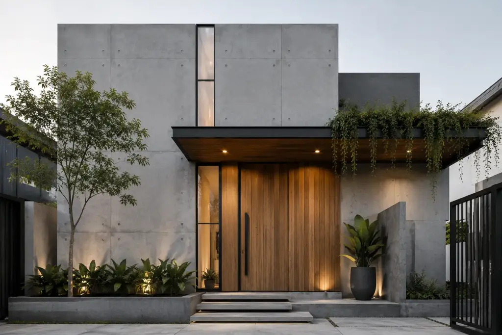 Ide desain dinding Rumah Industrial Modern - Fiber Cement Lebih Cocokfiber cement vs kayu untuk dinding rumah