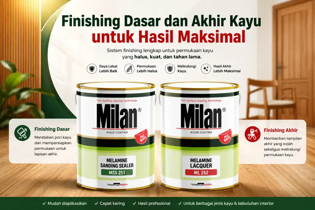 Milan Melamine Lacquer dan Melamine Sending Sealer
