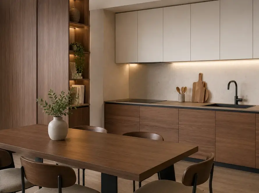 apa itu laminasi HPL ini contoh penerapannya pada furniture rumah