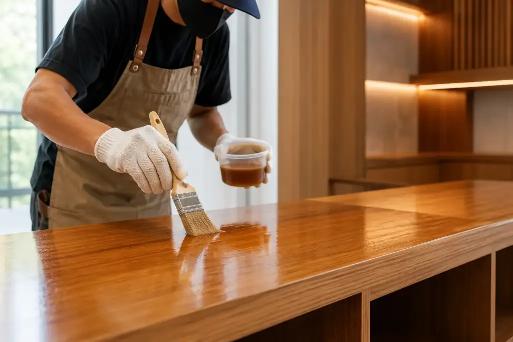 Melamine vs NC vs PU: Mana Finishing Kayu yang Paling Tepat untuk Proyek Anda? apa perbedaan finishing kayu Melamine vs NC vs PU