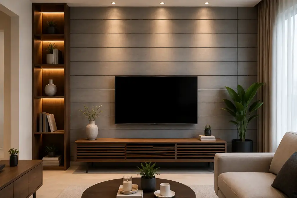 6 Ide Desain Dinding Fiber Cement untuk Rumah Modern dan Minimalis ide desain dinding Fiber Cement sebagai Accent Wall