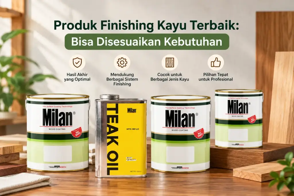 Open Pore dan Close Pore pada Finishing Kayu: Kenali Karakternya Sebelum Memilih produk finishing kayu dari Milan - PT Indocipta Wisesa